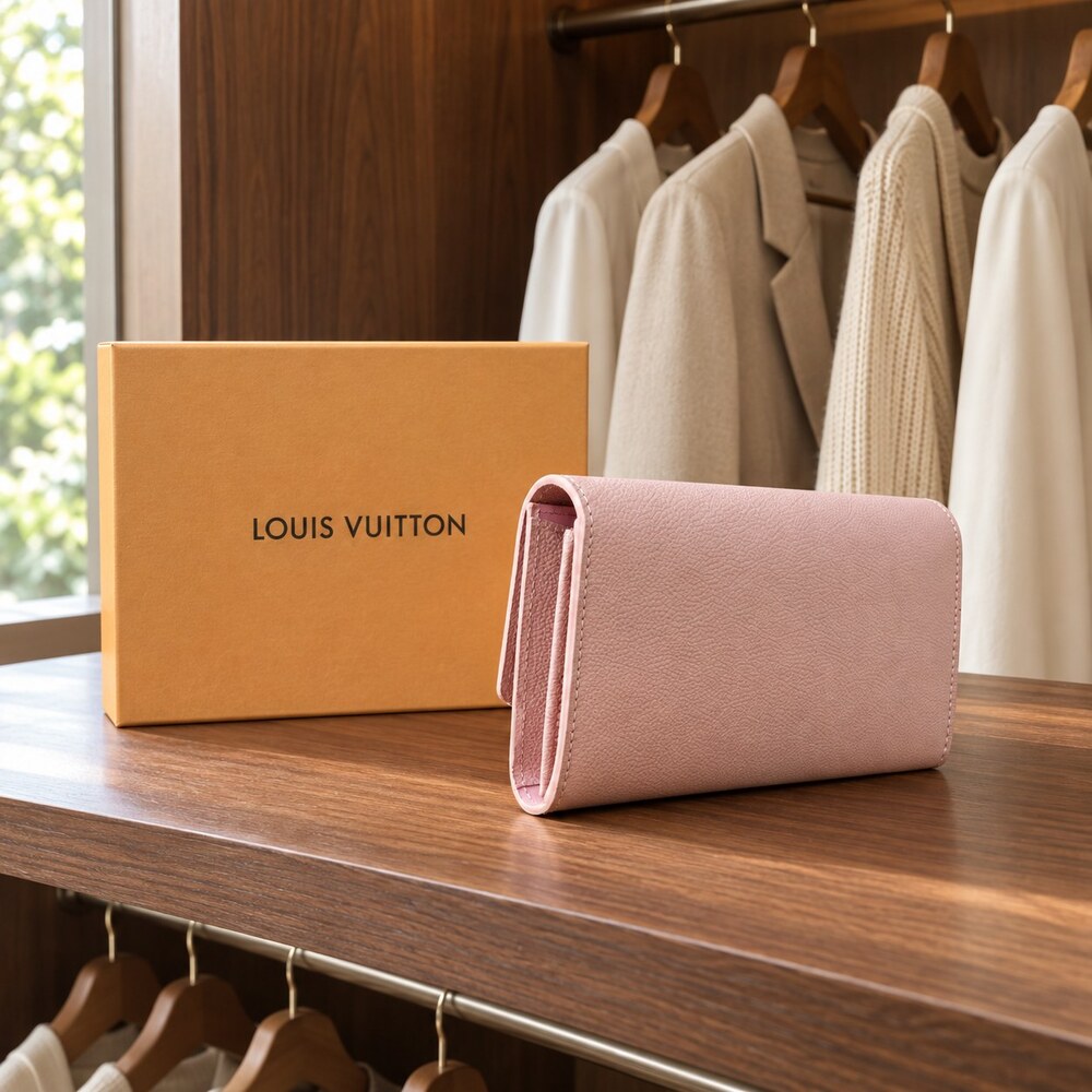 Louis Vuitton Capucines Long Wallet Rose Pink Leather - Picture 3 of 6